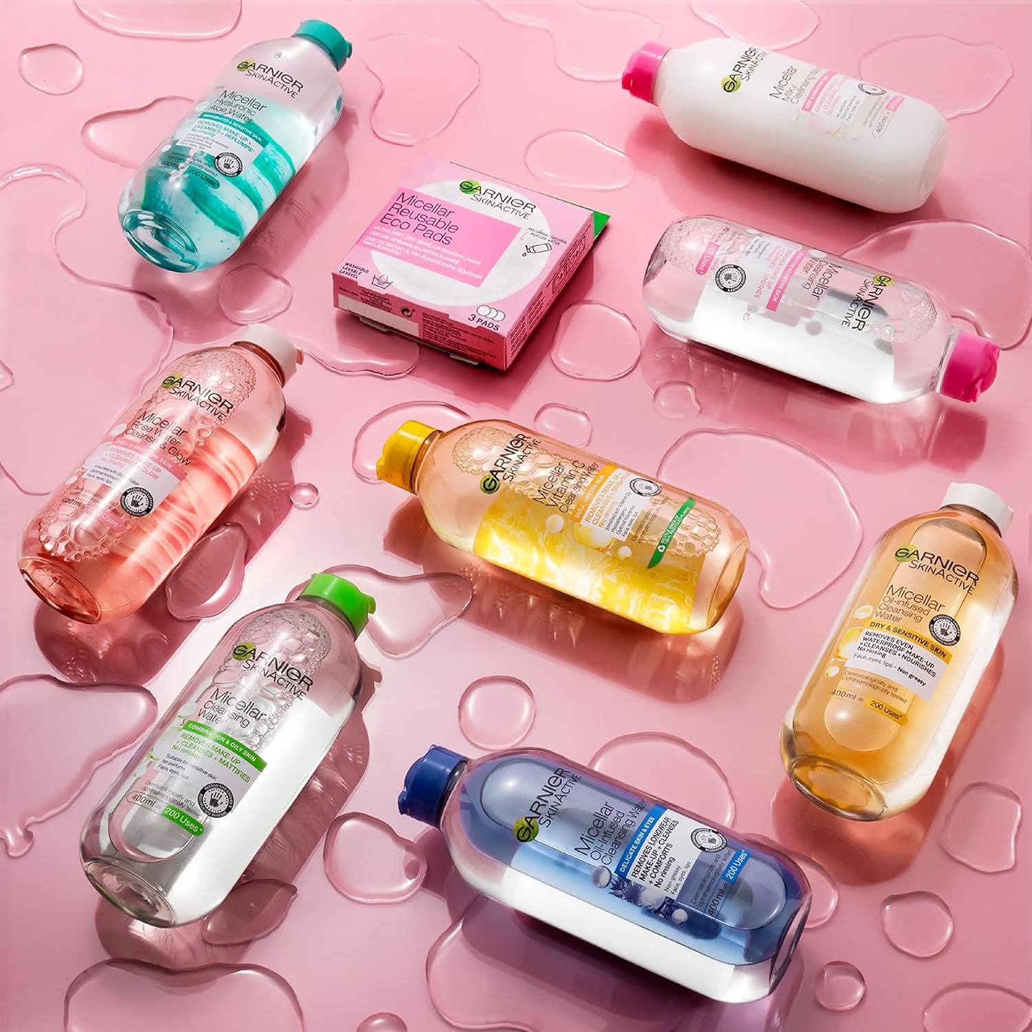 Garnier Micellar Vitamin C Cleansing Water, Gentle face Cleanser & Makeup Remover, Hypoallergenic. Vegan Formula, Suitable For Dull And Uneven Skin, Brightening Formula, Dermatologically Tested, 700ml - Image 4