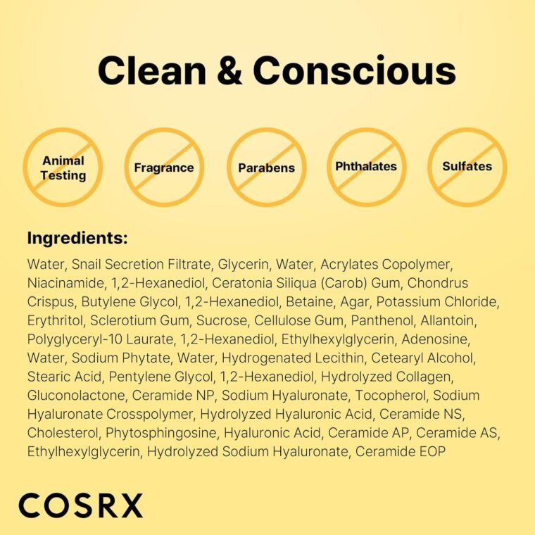 COSRX Advanced Snail Mucin Glass Glow Hydrogel Face Masks Skincare, Collagen Mask, Overnight Peel Off Korean Face Mask for Hydration Boost, Glass Skin Face Mask Korean Skincare, Pack of 3 - Image 6