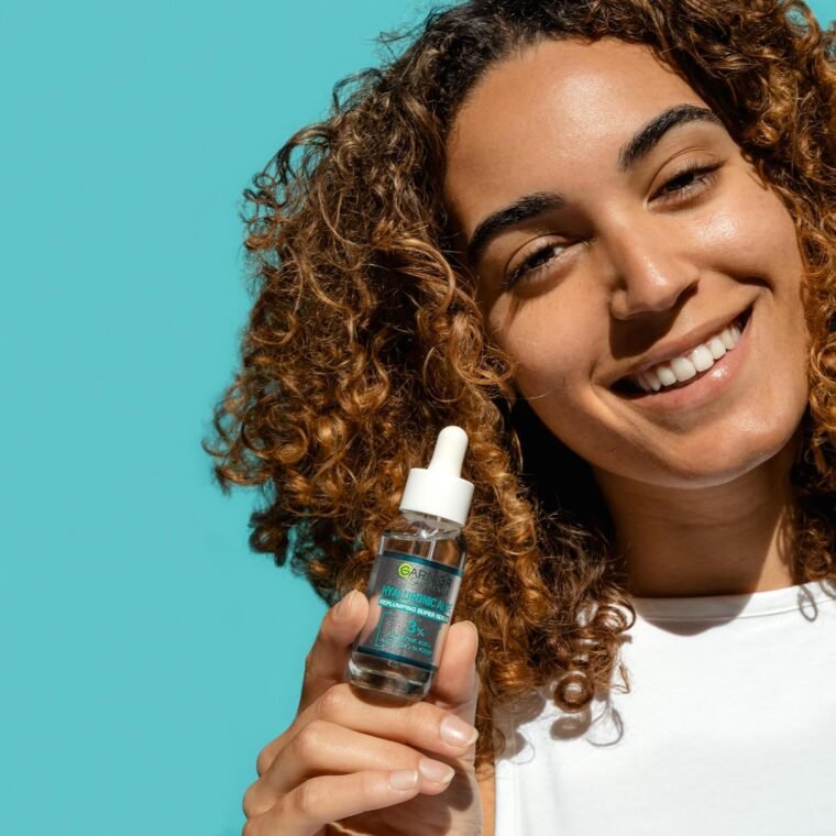 Garnier SkinActive Hyaluronic Acid Super Serum, Replumps & Hydrates, Strengthens Skin Barrier, With 3% Hyaluronic Acid, Aloe Vera & Glycerin, 30ml - Image 5