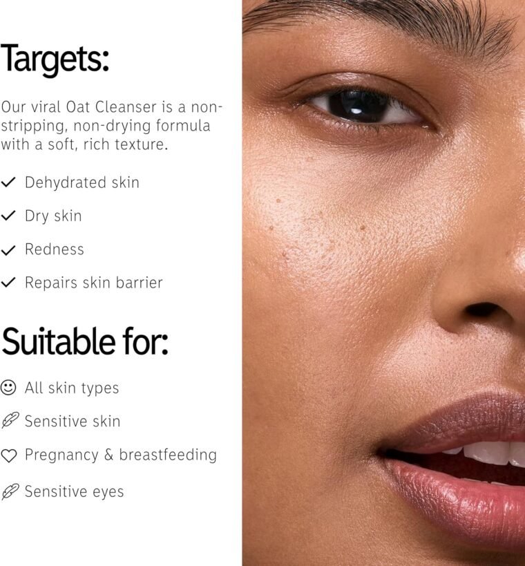 The INKEY List Oat Cleansing Balm 150ml, Dissolves Makeup, Nourishing Skincare, Gentle Cleanser, Vegan Friendly, Suitable For All Skin Types - Image 3