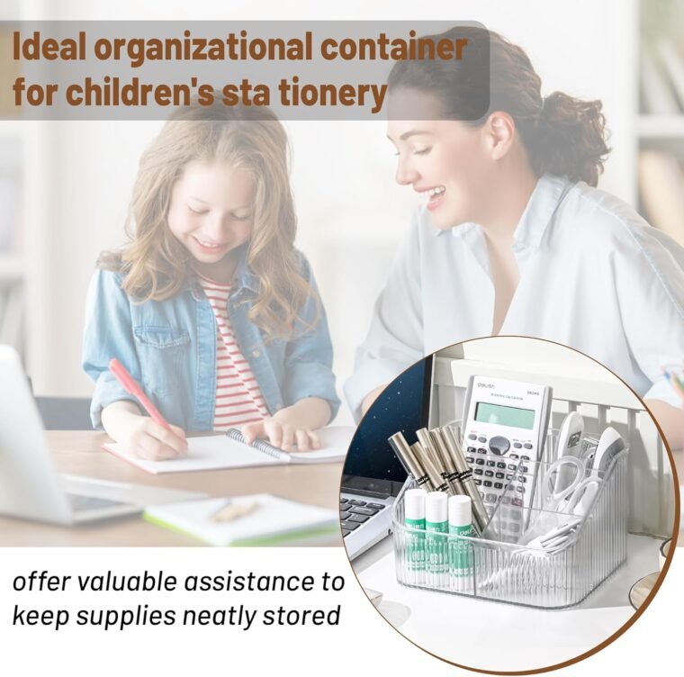 Homeanda Makeup Organiser Storage Compartments, Skin Care Cosmetic Organiser, Makeup Organiser and Storage(transparent) - Image 5