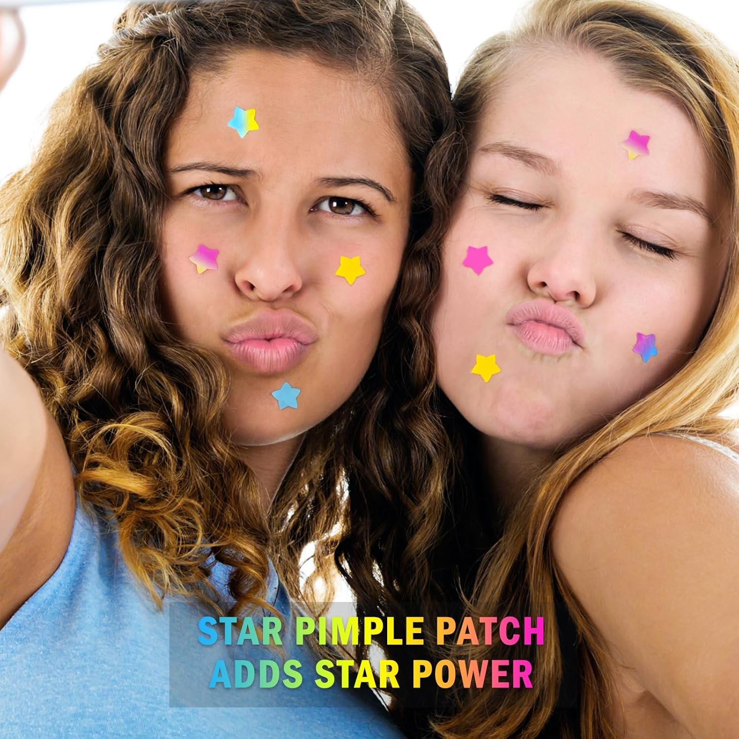 AUSLKA Star Pimple Patches - 150 Count - Hydrocolloid Patches,Cute Star Shape,Star Patches 6 Colors,Spot Stickers For Face And Skin,Portable Mirror - Image 3