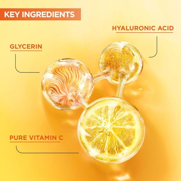 Garnier Targeted Anti Dark Spot Night Serum for Face, with 10% Pure Vitamin C & Hyaluronic Acid, Anti Pigmentation & Dullness, For All Skin Types, Approved by Cruelty Free International, Vegan, 30 ml - Image 4