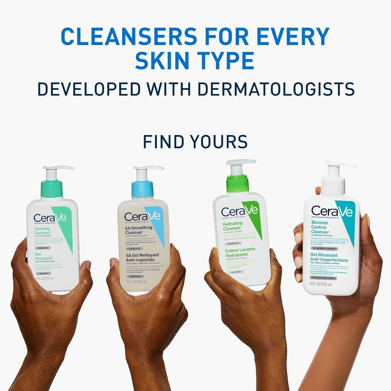 CeraVe Blemish Control Face Cleanser with 2% Salicylic Acid & Niacinamide for Blemish-Prone Skin 236ml - Image 6