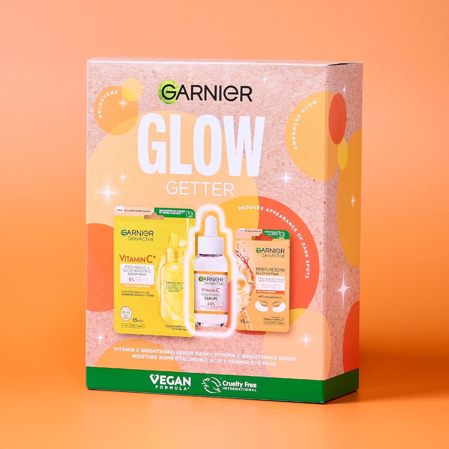 Garnier Glow Getter Giftset - For dull skin - Reduces the appearance of dark spots & enhances glow - Image 2