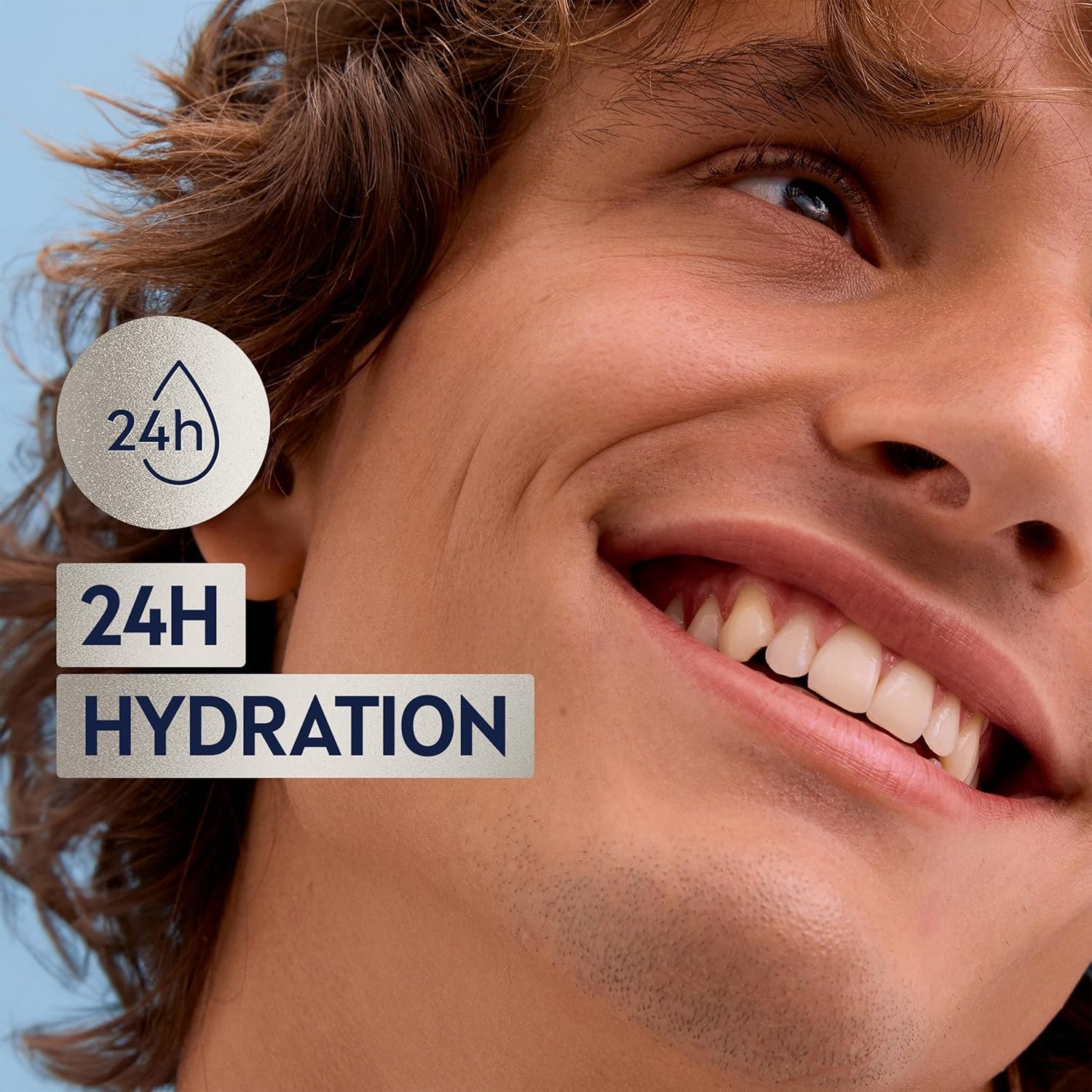 NIVEA MEN Sensitive Face Moisturiser (75ml), Hydrating Moisturiser with 0% Alcohol, Made for Sensitive Skin, Men's Skin Care Essentials - Image 3