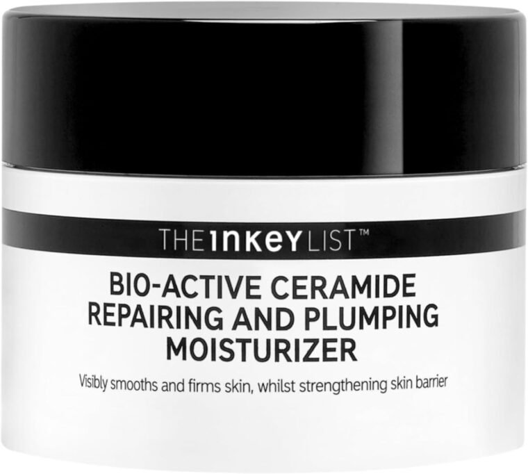 The INKEY List Bio-Active Ceramide Moisturiser 50ml, Anti-Ageing Skincare, 24-Hour Hydration Cream, Vegan Friendly, Suitable For All Skin Types